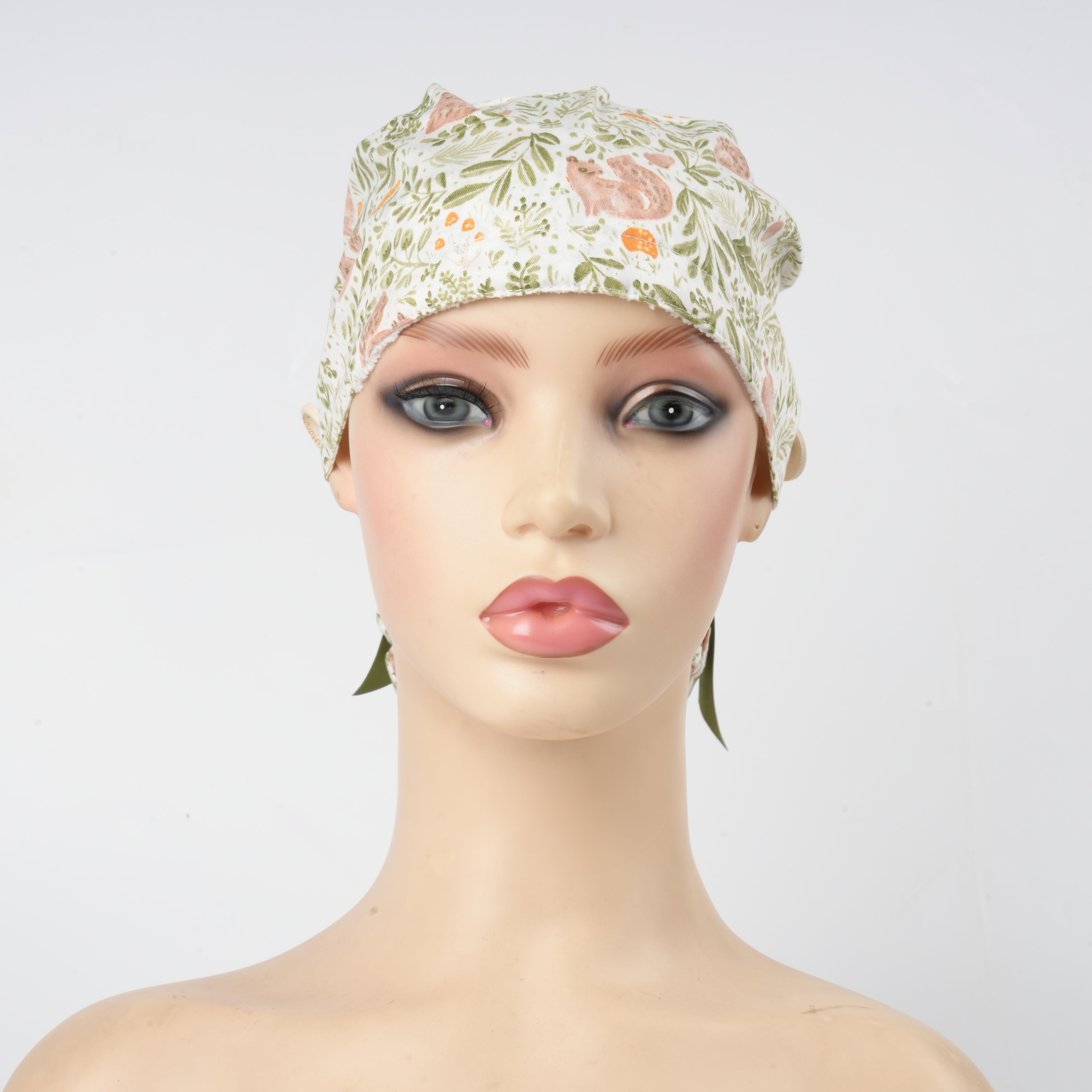 Squirrel Ponytail Scrub Cap