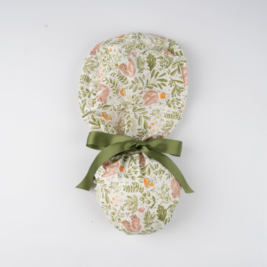 Squirrel Ponytail Scrub Cap