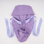 Solid Light Purple Ponytail Scrub Cap