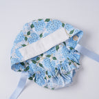 Blue Hydrangea Ponytail Scrub Cap