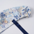 Floral & Bow Ponytail Scrub Cap