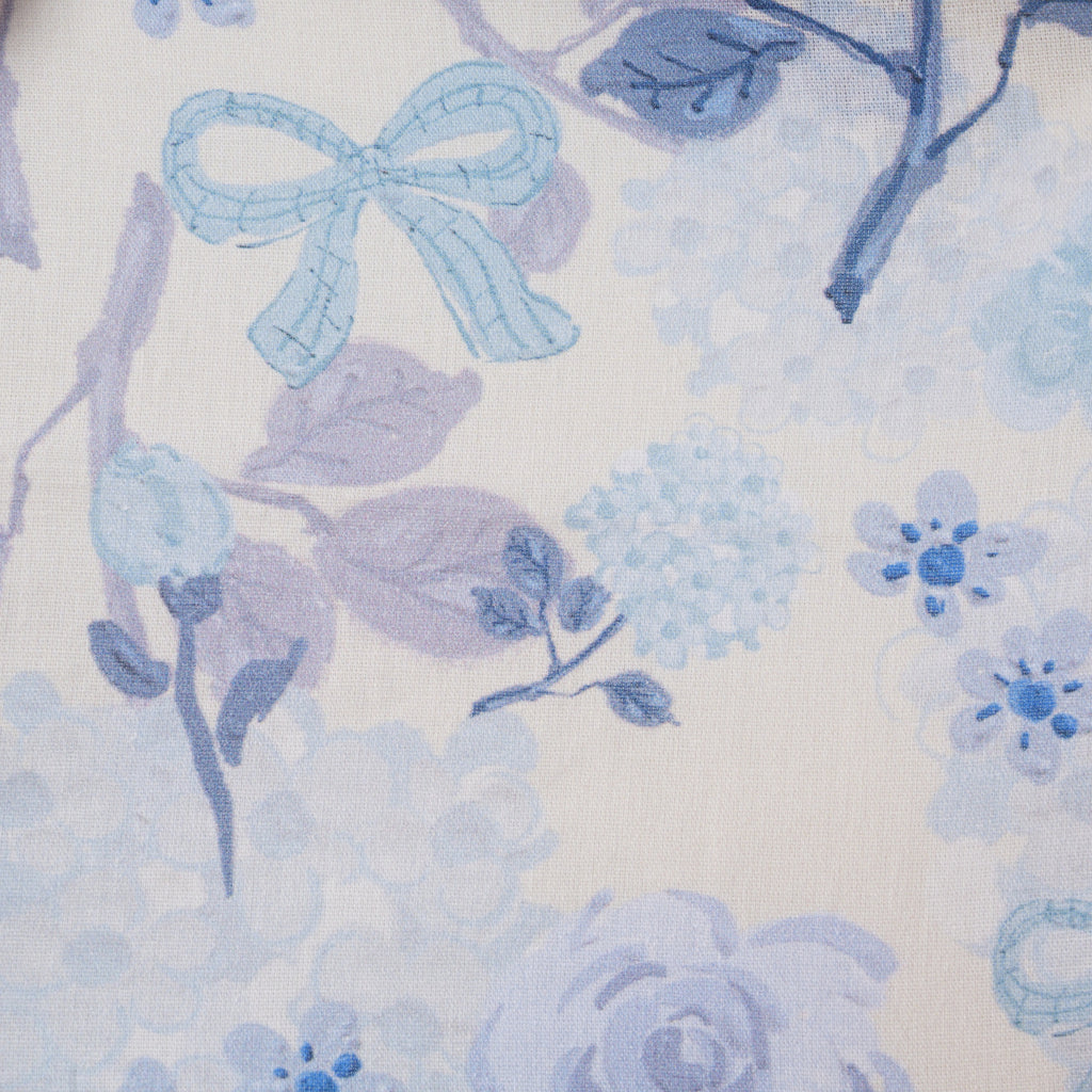 Floral & Bow Ponytail Scrub Cap