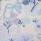 Floral & Bow Ponytail Scrub Cap