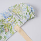Watercolor Botanical Ponytail Scrub Cap