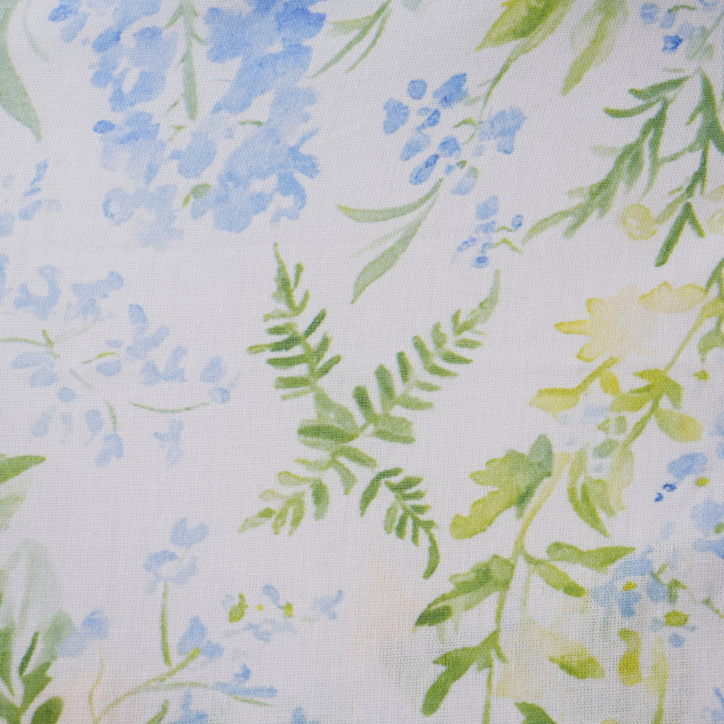 Watercolor Botanical Ponytail Scrub Cap