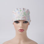 Pastel Bows Ponytail Scrub Cap