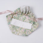 Pastel Flowers Ponytail Scrub Cap