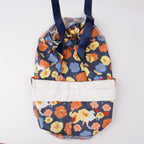 Flowers & Unicorn Ponytail Scrub Cap