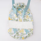 Teal Butterfly Ponytail Scrub Cap