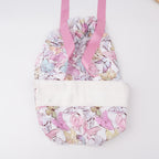 Pink Butterfly Ponytail Scrub Cap