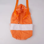Solid Orange Ponytail Scrub Cap