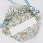 Berry Florals Ponytail Scrub Cap
