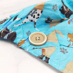 Blue Dogs Bouffant Scrub Cap