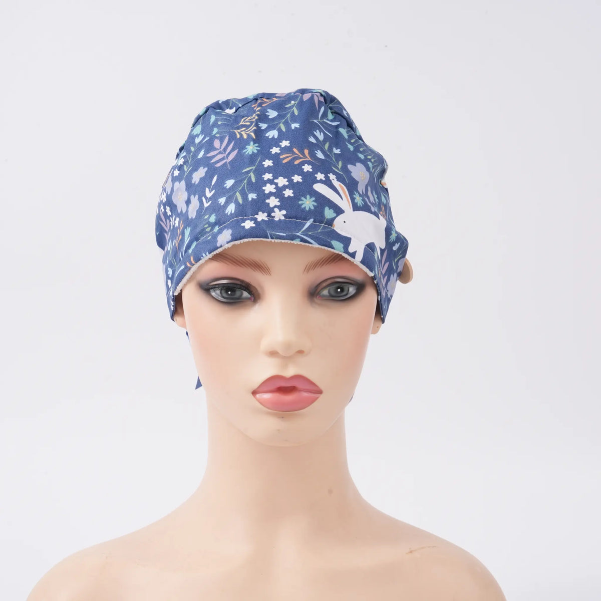 Animal Flowers Ponytail Scrub Cap