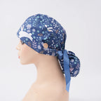 Animal Flowers Ponytail Scrub Cap