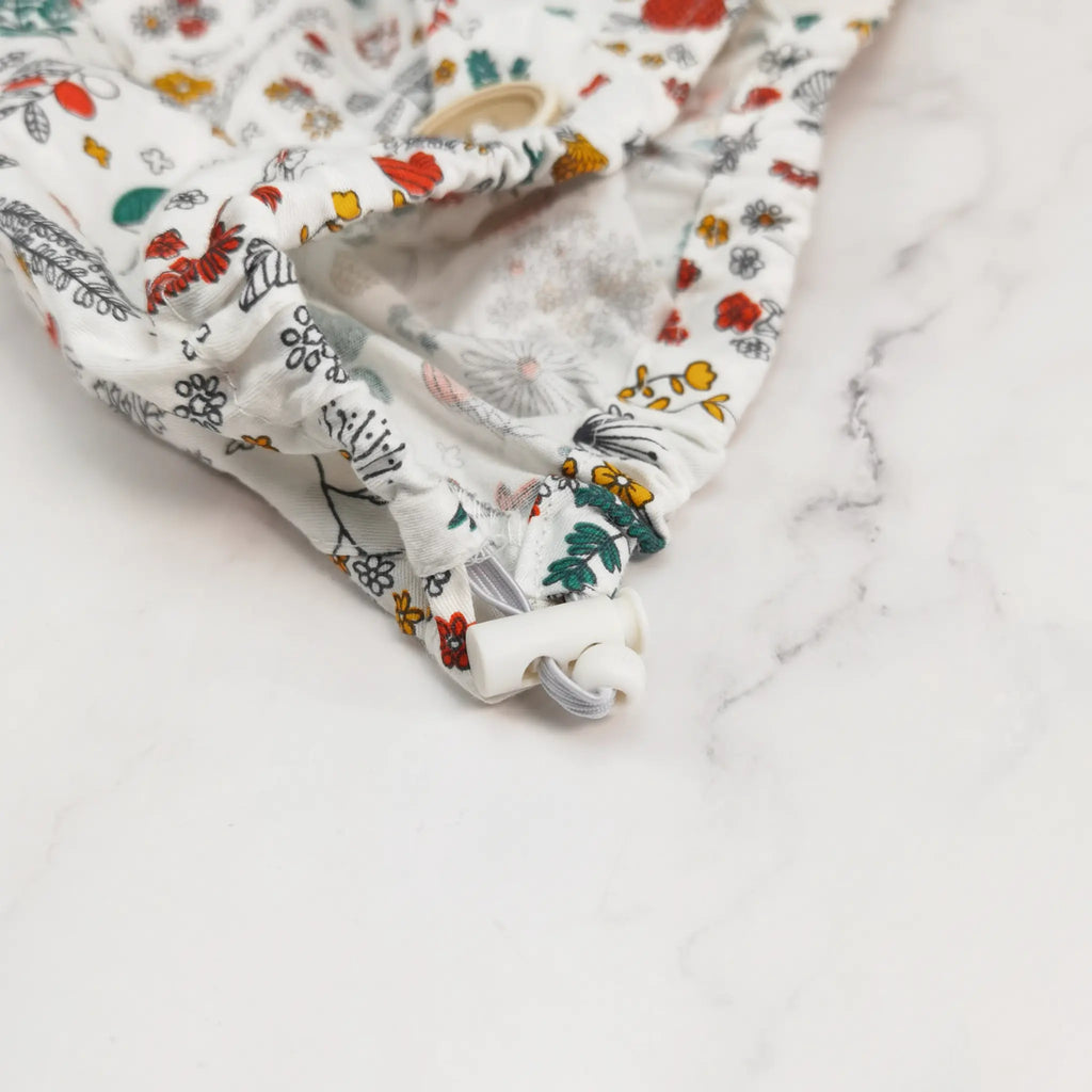 Boho Wildflower Bouffant Scrub Cap
