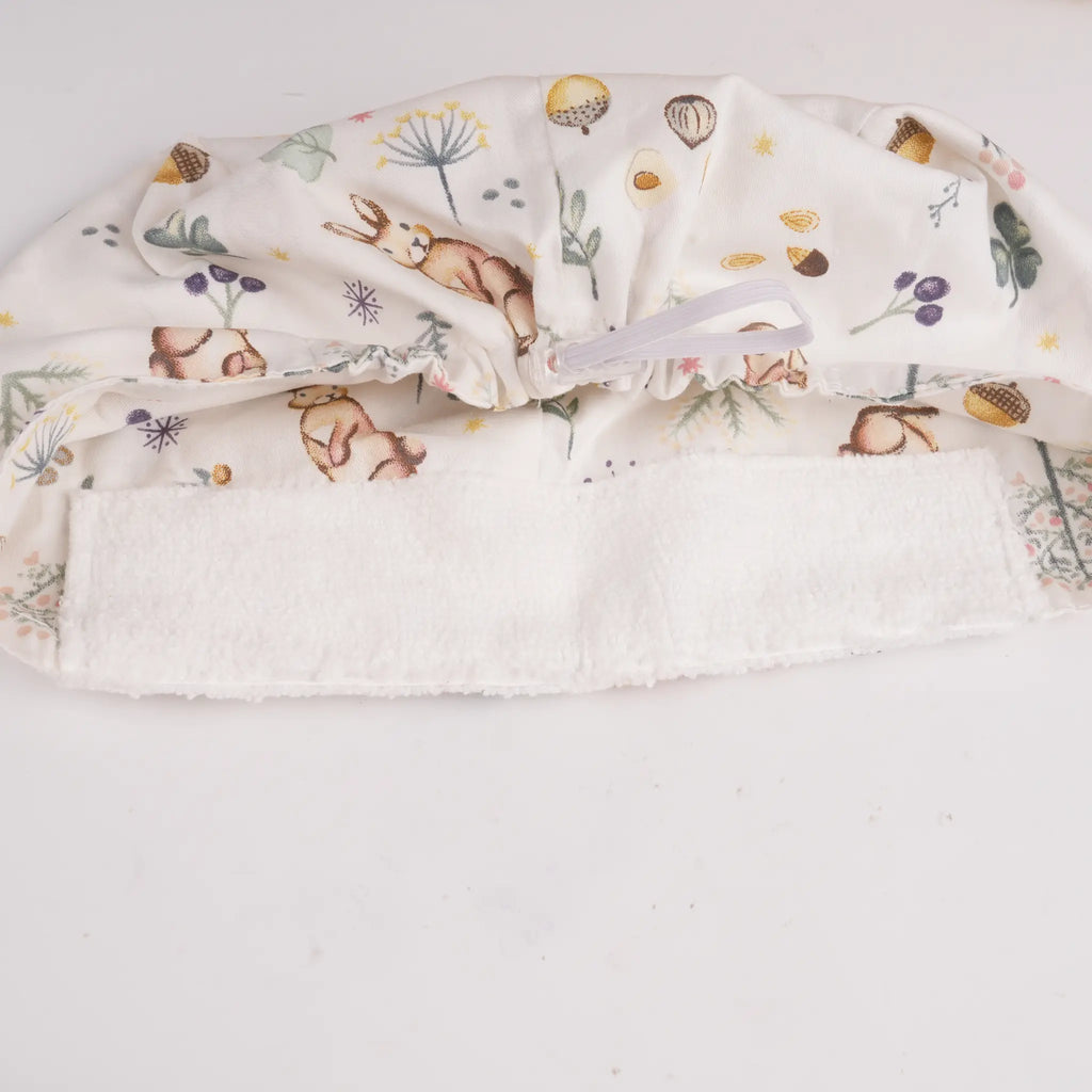 Forest Bunny Euro Scrub Cap