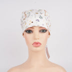 Forest Bunny Ponytail Scrub Cap
