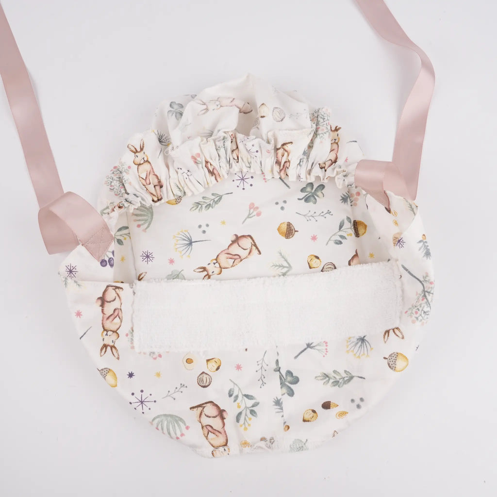 Forest Bunny Ponytail Scrub Cap
