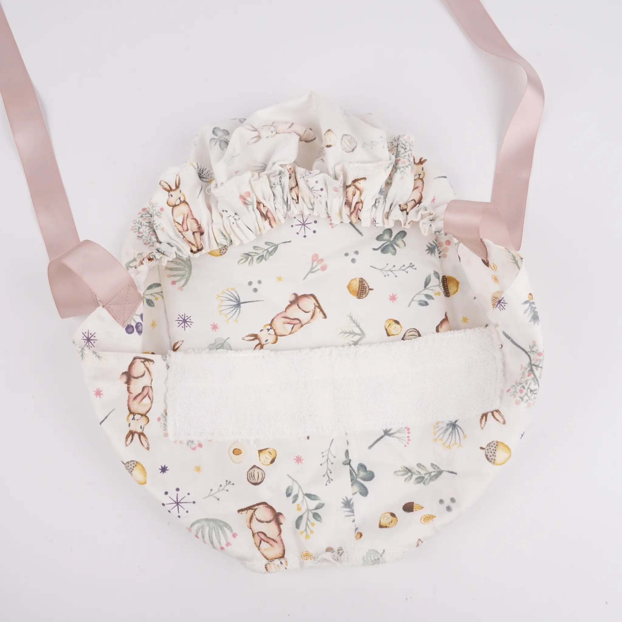 Forest Bunny Ponytail Scrub Cap
