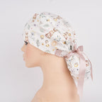 Forest Bunny Ponytail Scrub Cap