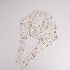 Forest Bunny Tie Back Scrub Cap