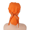 Burnt Orange Ponytail Scrub Cap