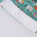 Cat & Pumpkin Ponytail Scrub Cap