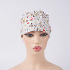 Christmas Ponytail Scrub Cap