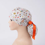 Christmas Ponytail Scrub Cap