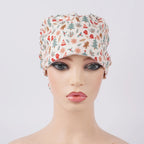 Christmas Ponytail Scrub Cap