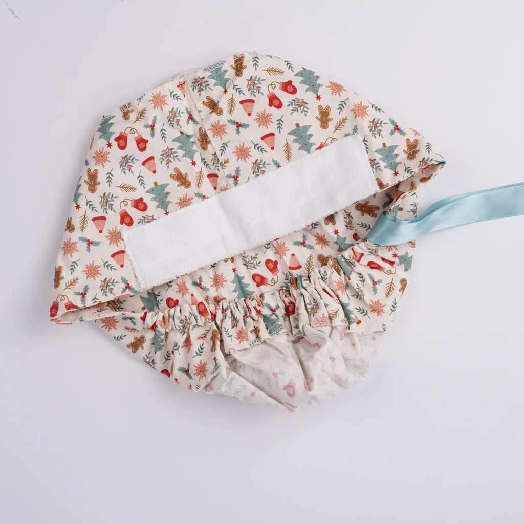Christmas Ponytail Scrub Cap
