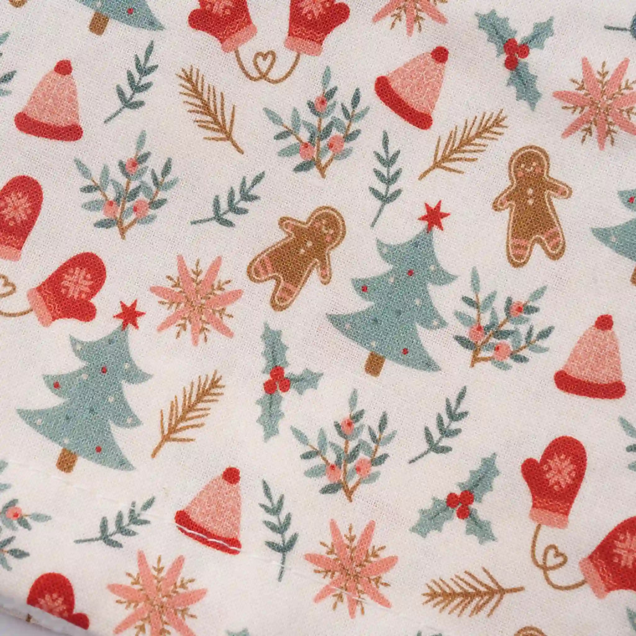 Christmas Ponytail Scrub Cap