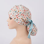 Christmas Ponytail Scrub Cap