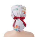 Winter Animals Ponytail Scrub Cap