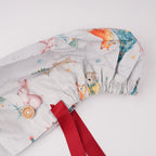 Winter Animals Ponytail Scrub Cap