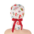 Merry Christmas Ponytail Scrub Cap