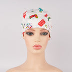Merry Christmas Ponytail Scrub Cap