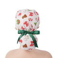 Christmas Ponytail Scrub Cap