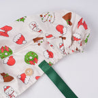 Christmas Ponytail Scrub Cap