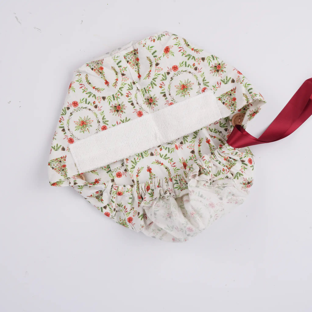 Christmas Tree Ponytail Scrub Cap