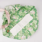 Green Clover Ponytail Scrub Cap