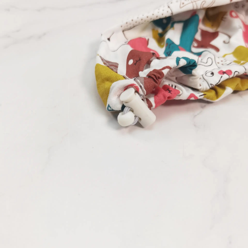 Colorful Cat Bouffant Scrub Cap