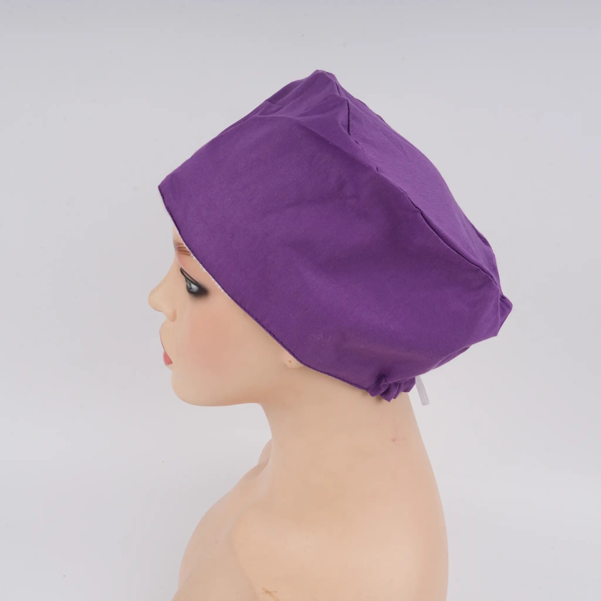 Dark Purple Euro Scrub Cap