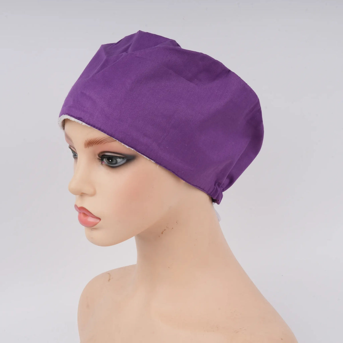 Dark Purple Euro Scrub Cap