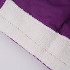 Close-up of the forehead sweatband, showing the texture and stitched seam.