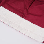 Burgundy Ponytail Scrub Cap