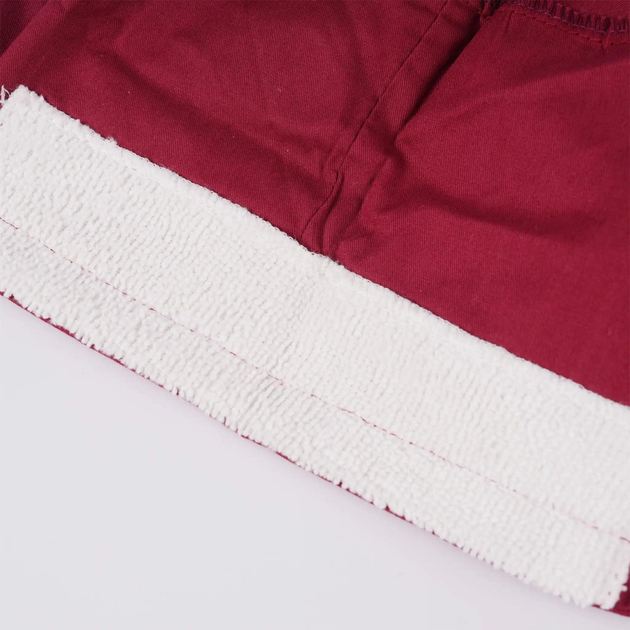 Burgundy Ponytail Scrub Cap