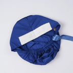 Deep Blue Ponytail Scrub Cap