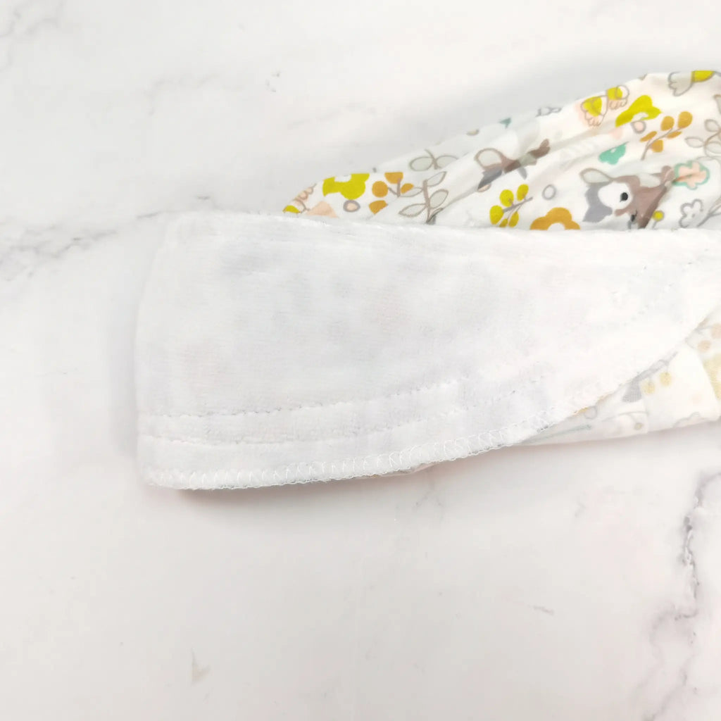 Sika Deer & Flowers Bouffant Scrub Cap